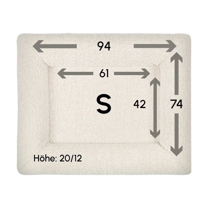 BennyBurton (Walk-Buddy Hundezubehör) - Wholesale Pet Bed - Dog - Barklay Dog Bed Size S with Bouclé Cover5