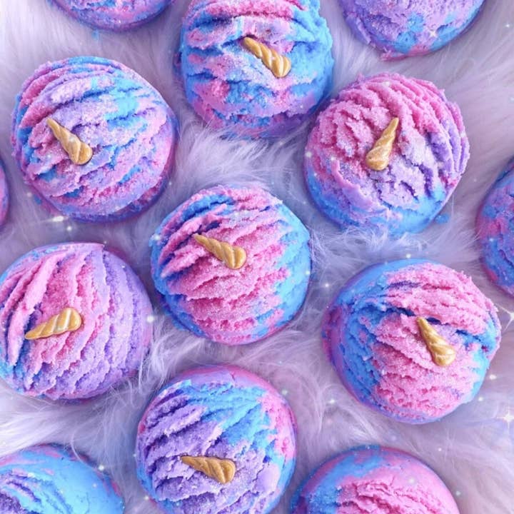 Beauty By PharmD - Wholesale Bath bomb/fizz - Unicorn Bubble Scoop Bath Bombs (Set of 3 Scoops)0