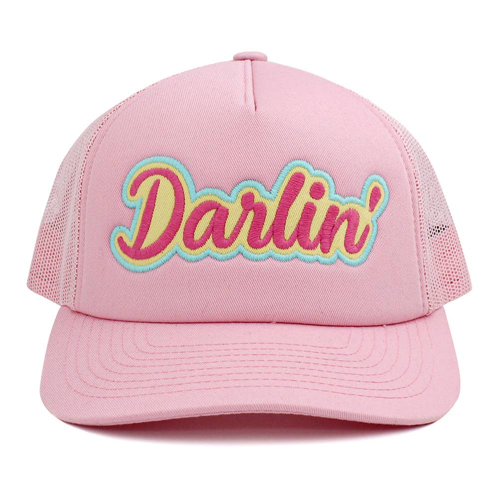Sensibling Corp. - Wholesale Baseball Cap - Women's - DARLIN Message Mesh Back Baseball Cap4