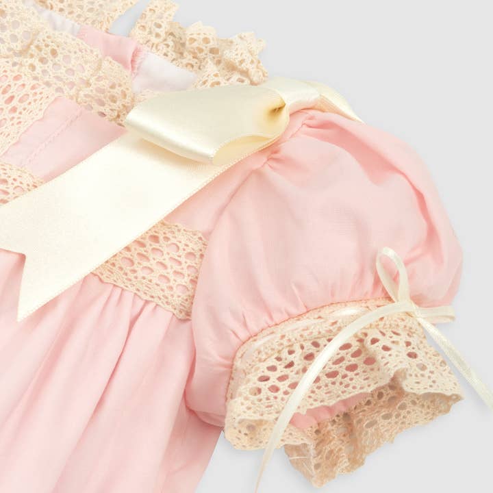 Posh Pickle - Wholesale Bodysuit (Non-Footed) - Baby - Bristol Pink Heirloom Bubble10