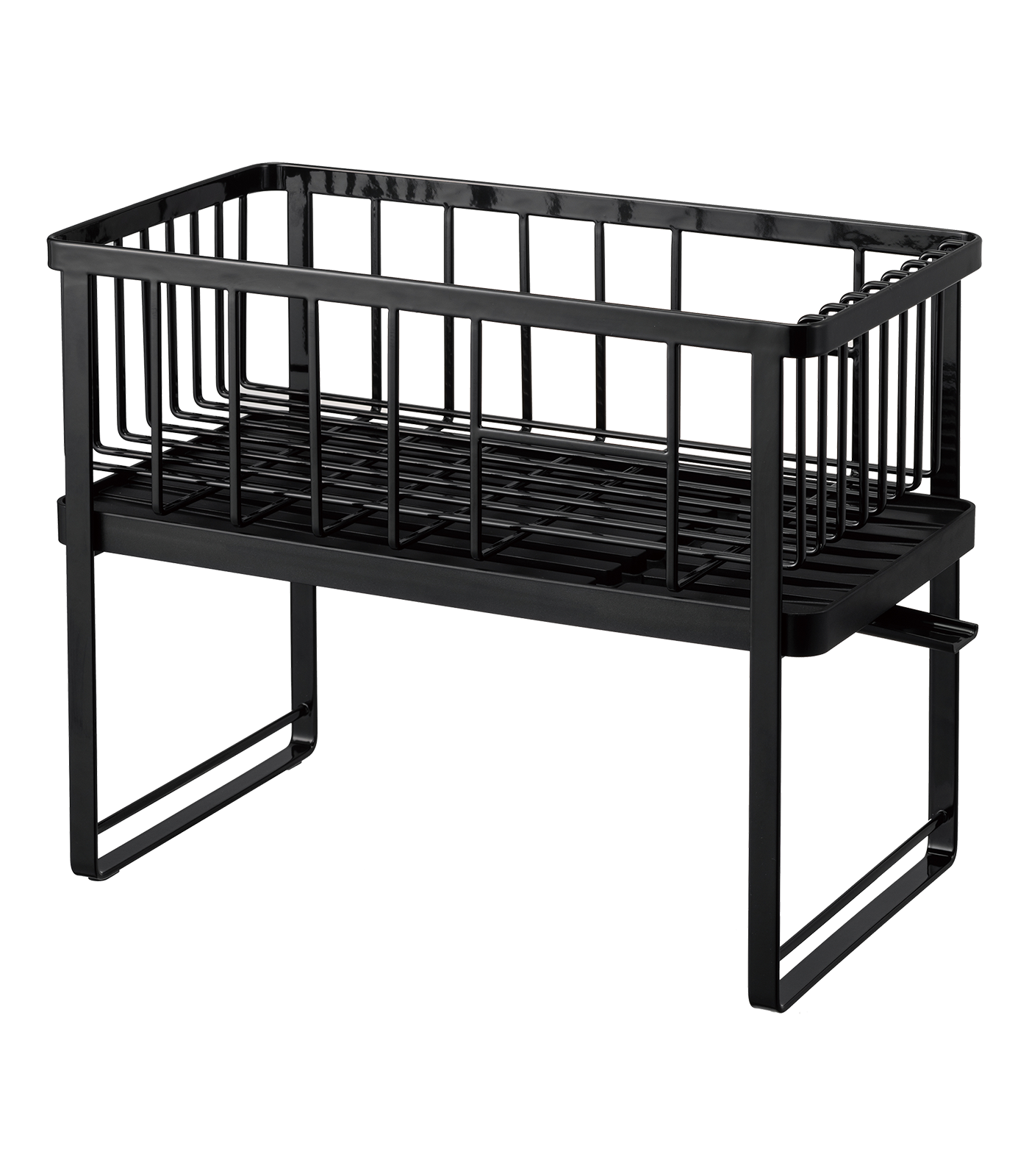 Yamazaki Home - Wholesale Dish Drying Mat/Rack - Tower Two-Tier Dish Rack - Steel5