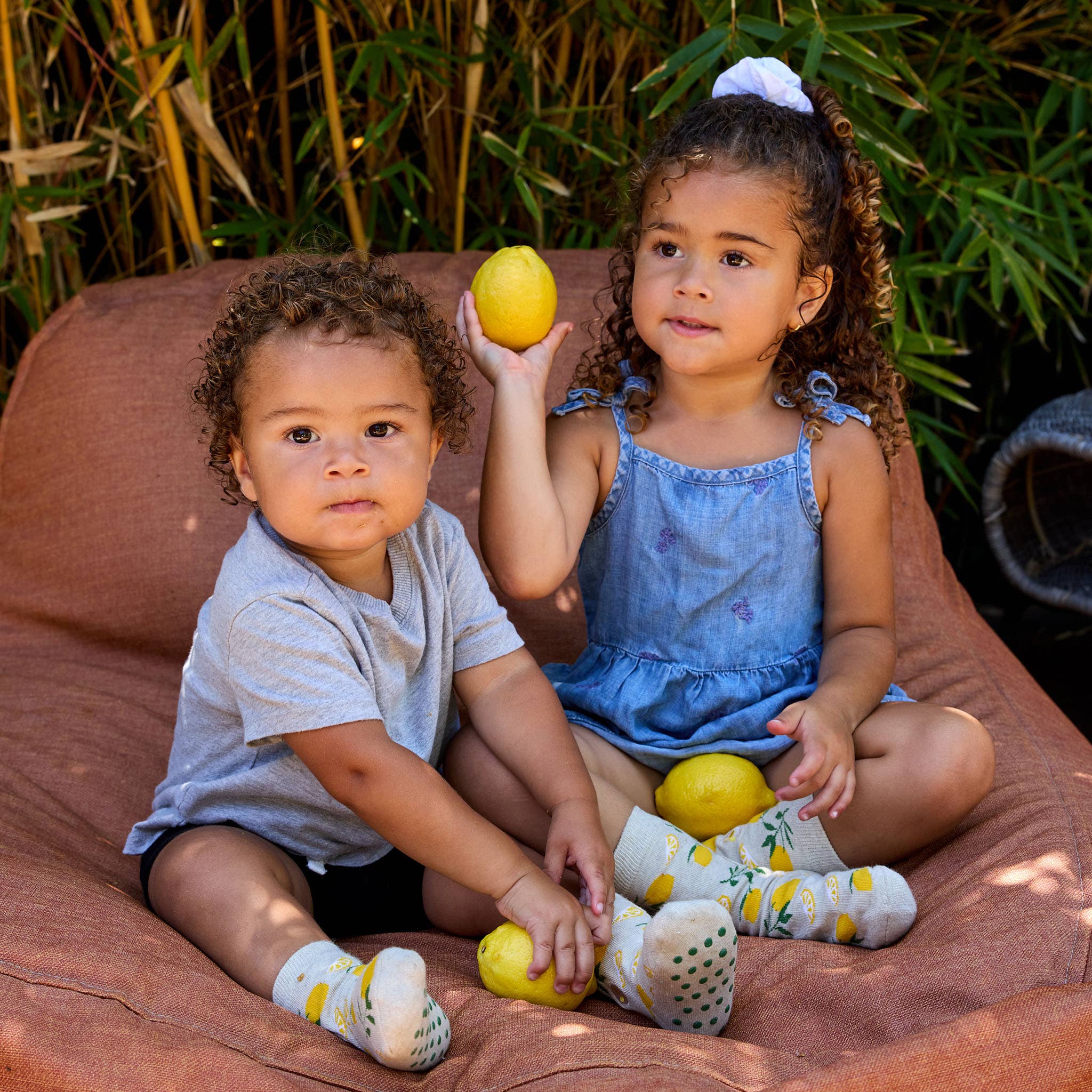 Conscious Step - Wholesale Socks - Kids - Kids Socks that Plant Trees (Beige Lemons)8