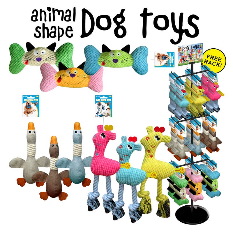 Deluxe Import Trading - Vente Set de jouets – chien - Présentoir de jouets pour chiens 144 pièces0