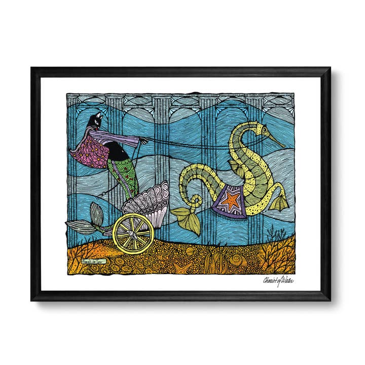 Chariot of Water Print for wholesale by The Art of Pamela Joy Trow
