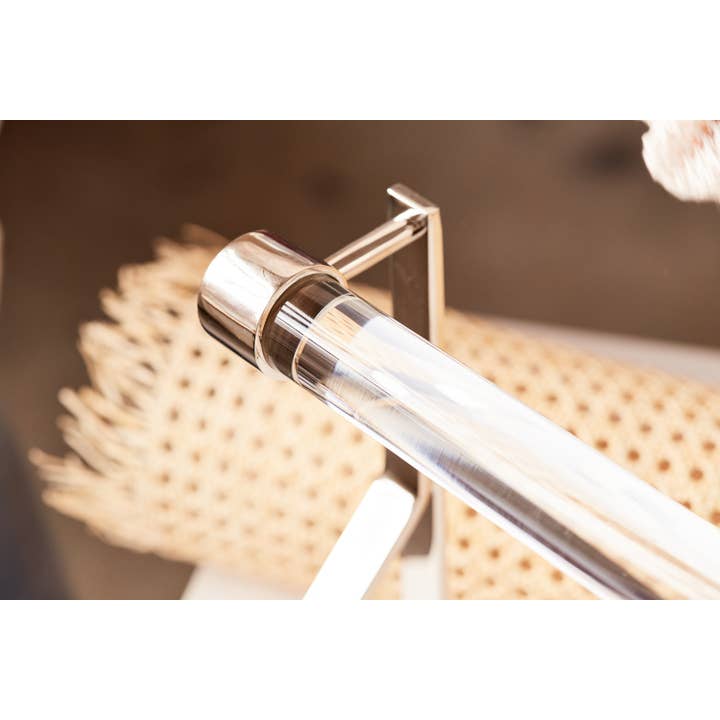 LuxHoldups - Wholesale Clothes hangers - Luxholdups Lucite Closet Organizer with Brass Hardware8