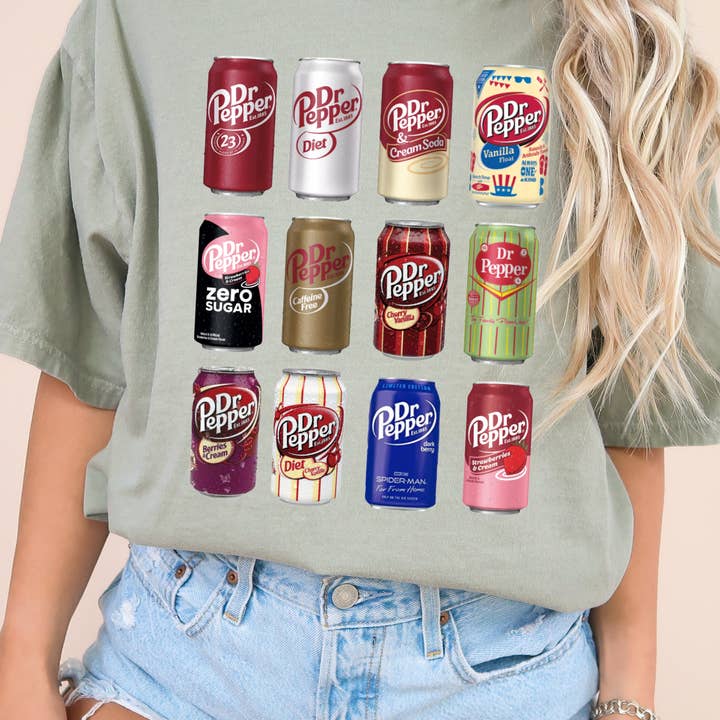 Remi Lee Transfers - Wholesale Sublimation Transfer - Stacked Soda DTF Transfer