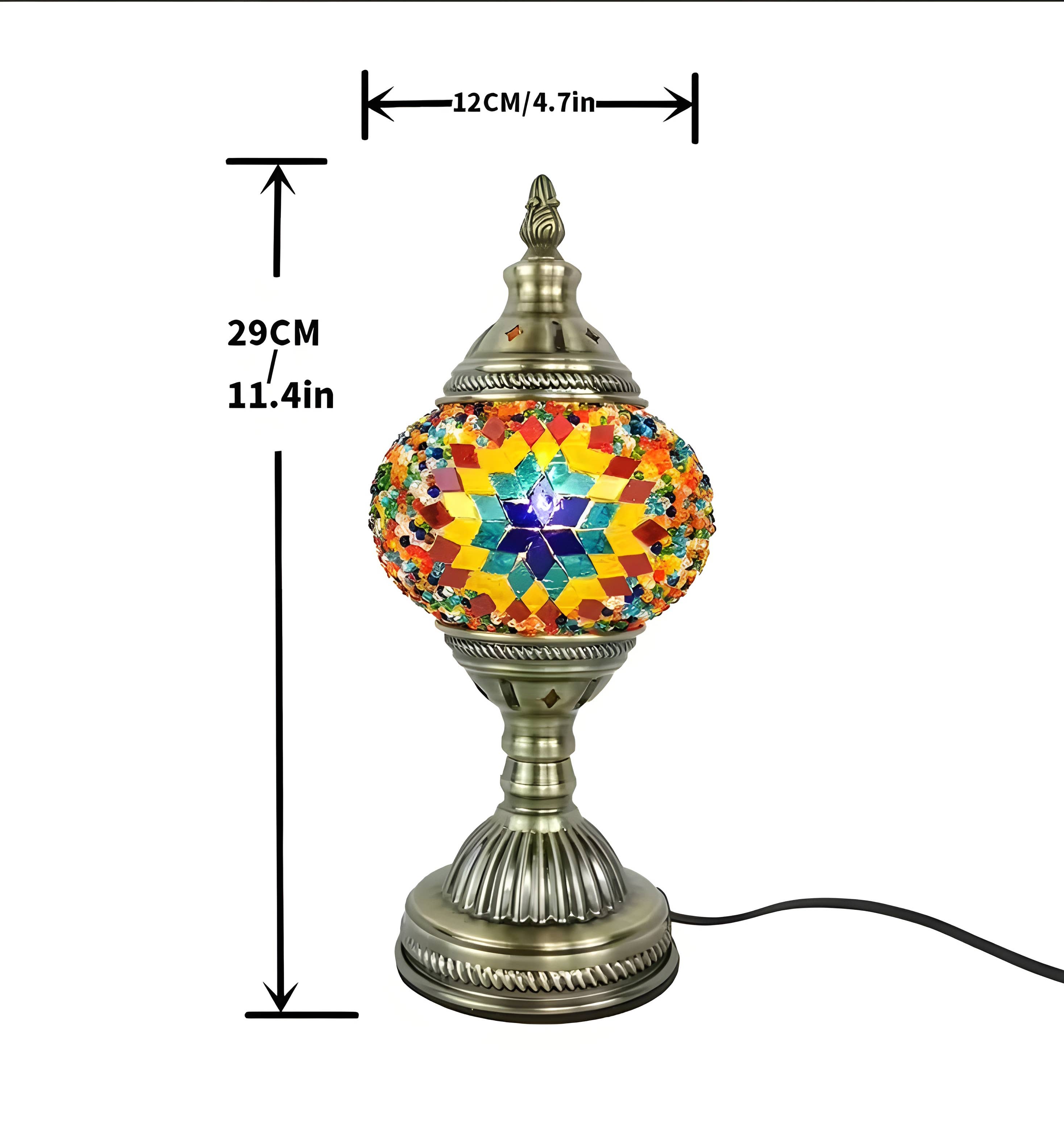Gypsy Soul - Wholesale DIY Craft Kit - DIY Turkish Mosaic Table Lamp Home Kit - Assortment 6 Kits7