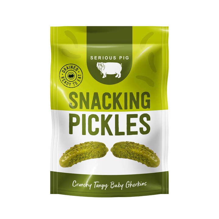 Serious Pig – wholesale Pickled vegetables – Snacking Pickles (shelf ready box 12 x 40g)1