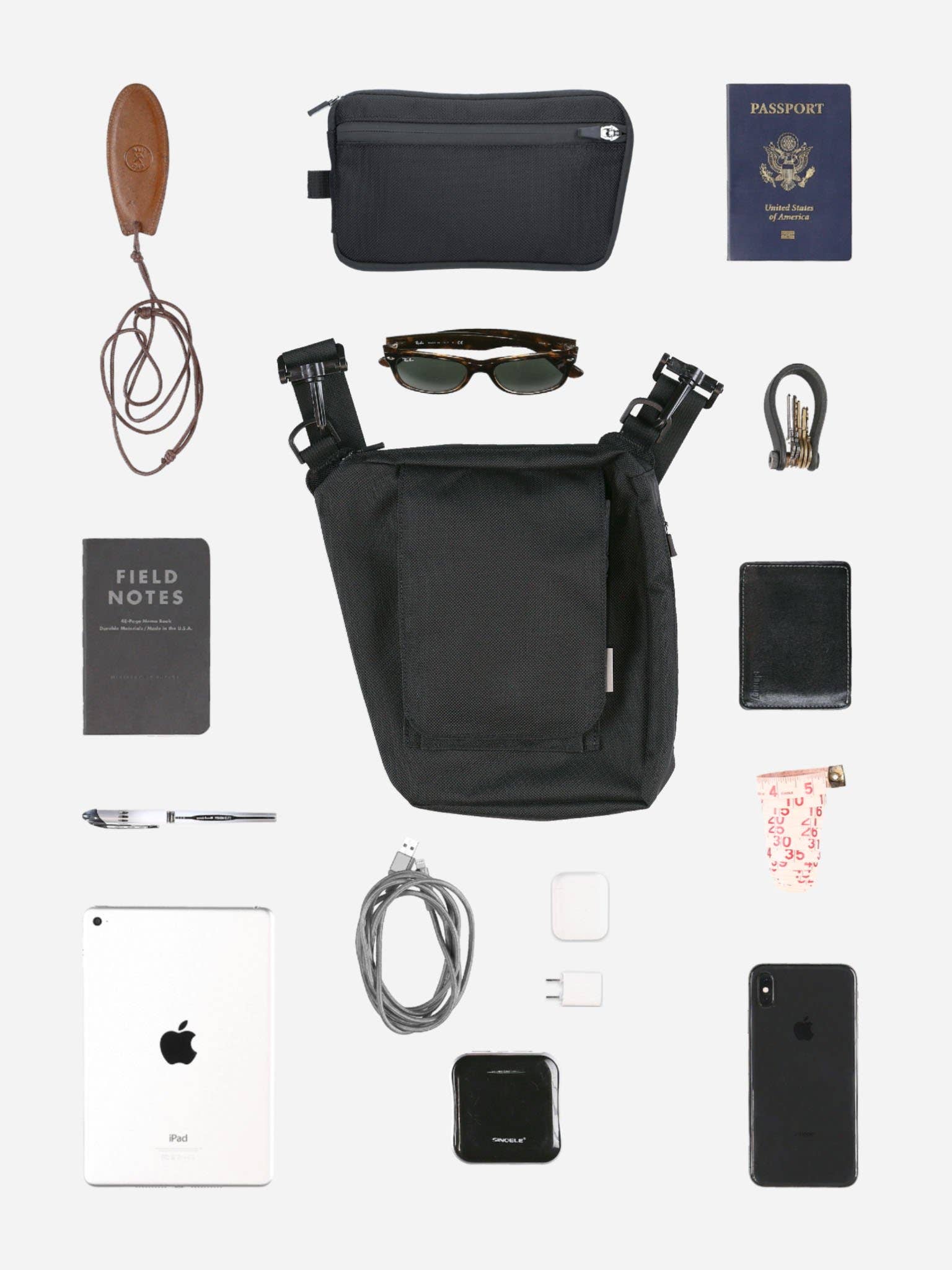 Schwarz Kleine Tragetasche 3.0 EDC - Stealth für den Großhandel auf Faire8