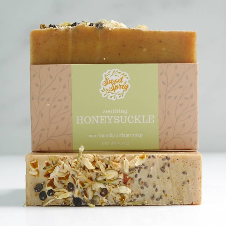 Sweet Sprig - Wholesale Bar Soap - Honeysuckle Artisan Soap Bar0