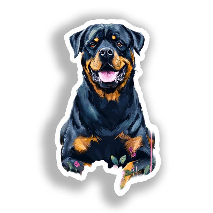 Rottweiler Dog Decal Sticker # A018126 for wholesale by Yoonek Graphics