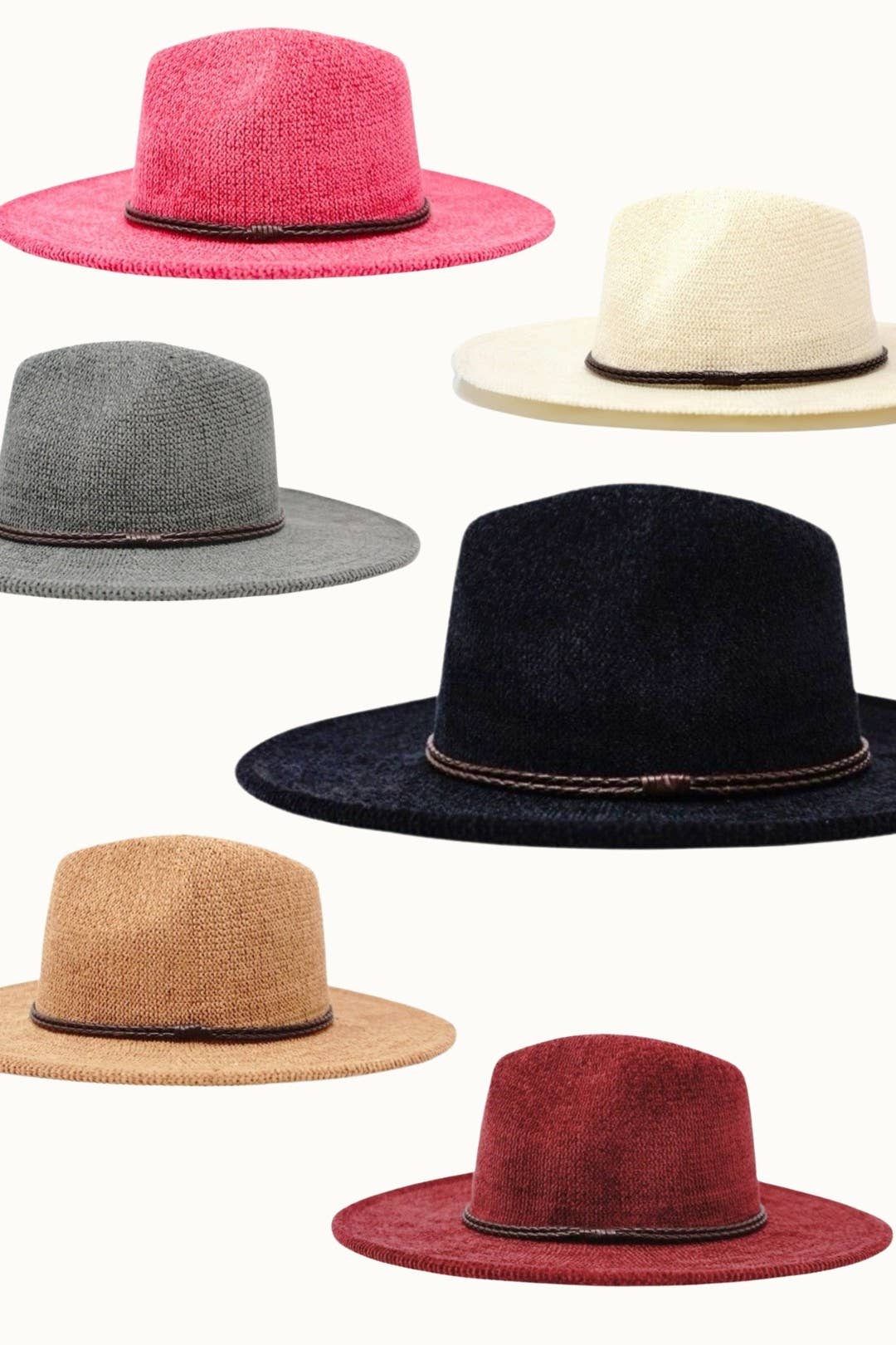 Olive & Pique - Vendita all'ingrosso Fedora - Donna - COLETTE - Cappello Fedora da viaggio, ripiegabile, per uso quotidiano12