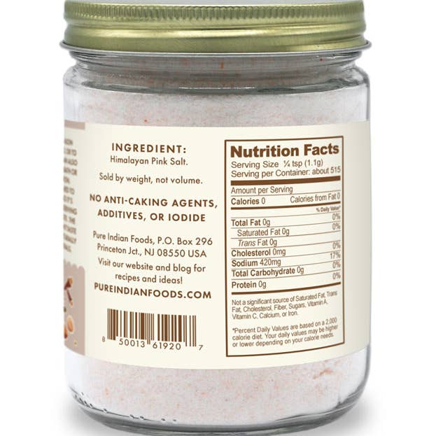 Pure Indian Foods - Vente Sel - Sel de cristal culinaire rose de l'Himalaya - Fine granulé 20 oz2