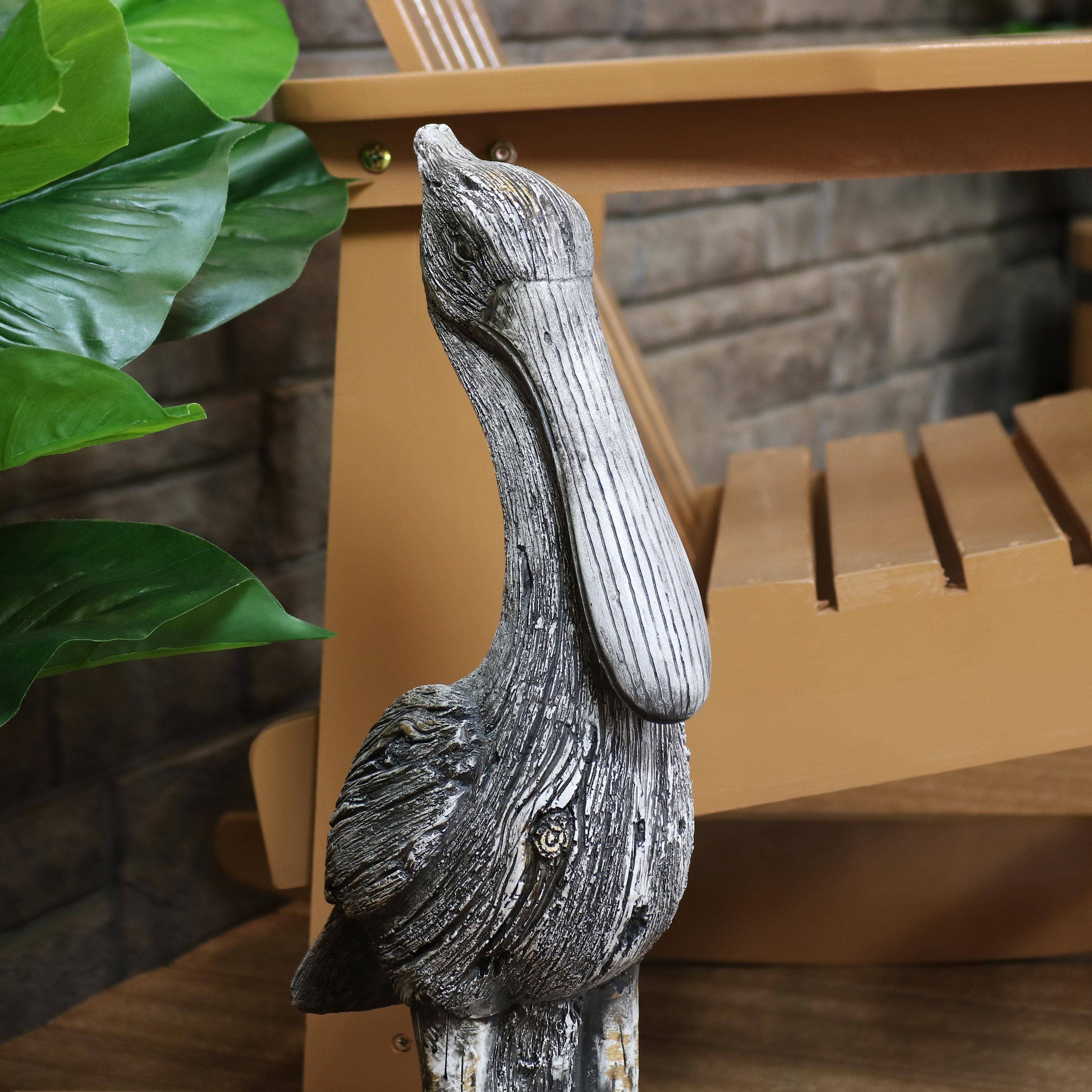 Sunnydaze Decor - Wholesale Outdoor Ornament/Decor - Pelican Perch Outdoor Polystone Garden Statue - 22 in5