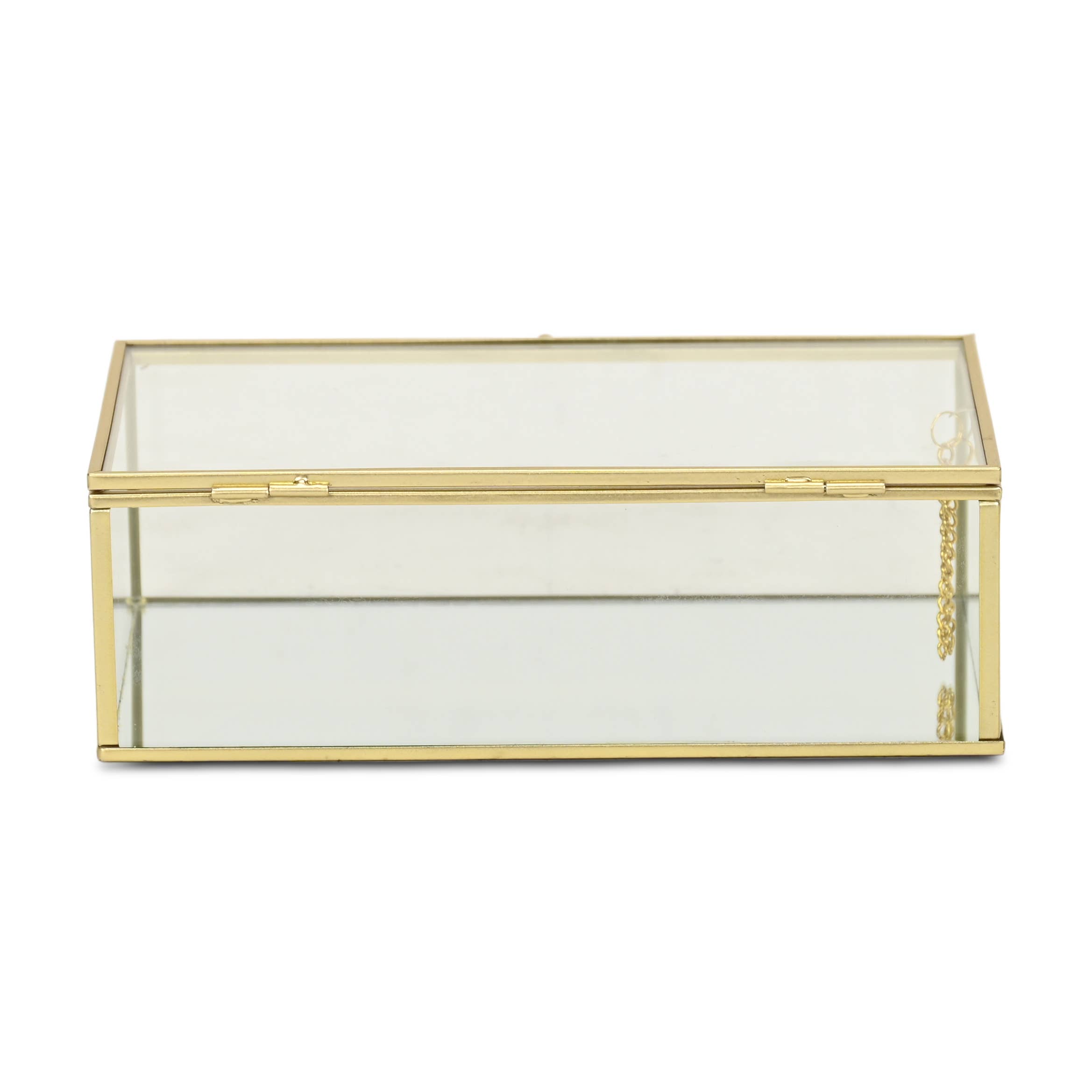 Cheungs Home Decor – Großhandel Dekoschachteln – Lume Glas- und Metallrahmen-Aufbewahrungsbox11