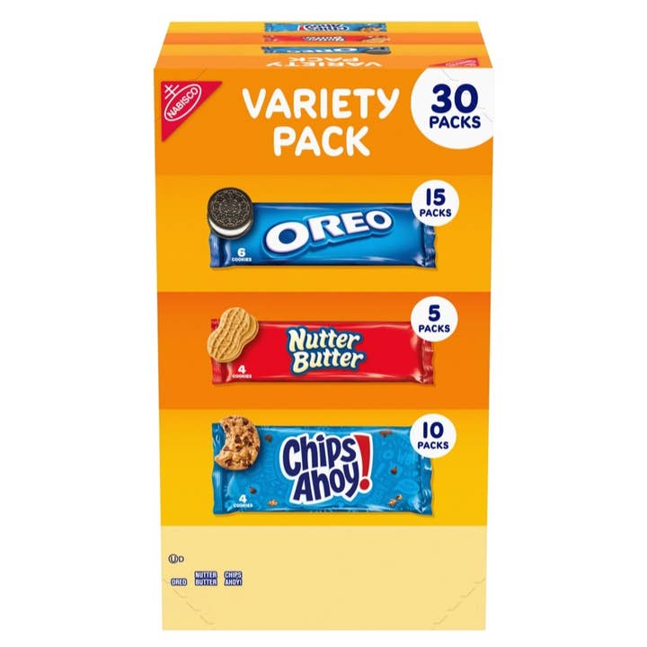 Nabisco Cookie Variety Pack, 30 pk. for wholesale by Majestic Wholesale