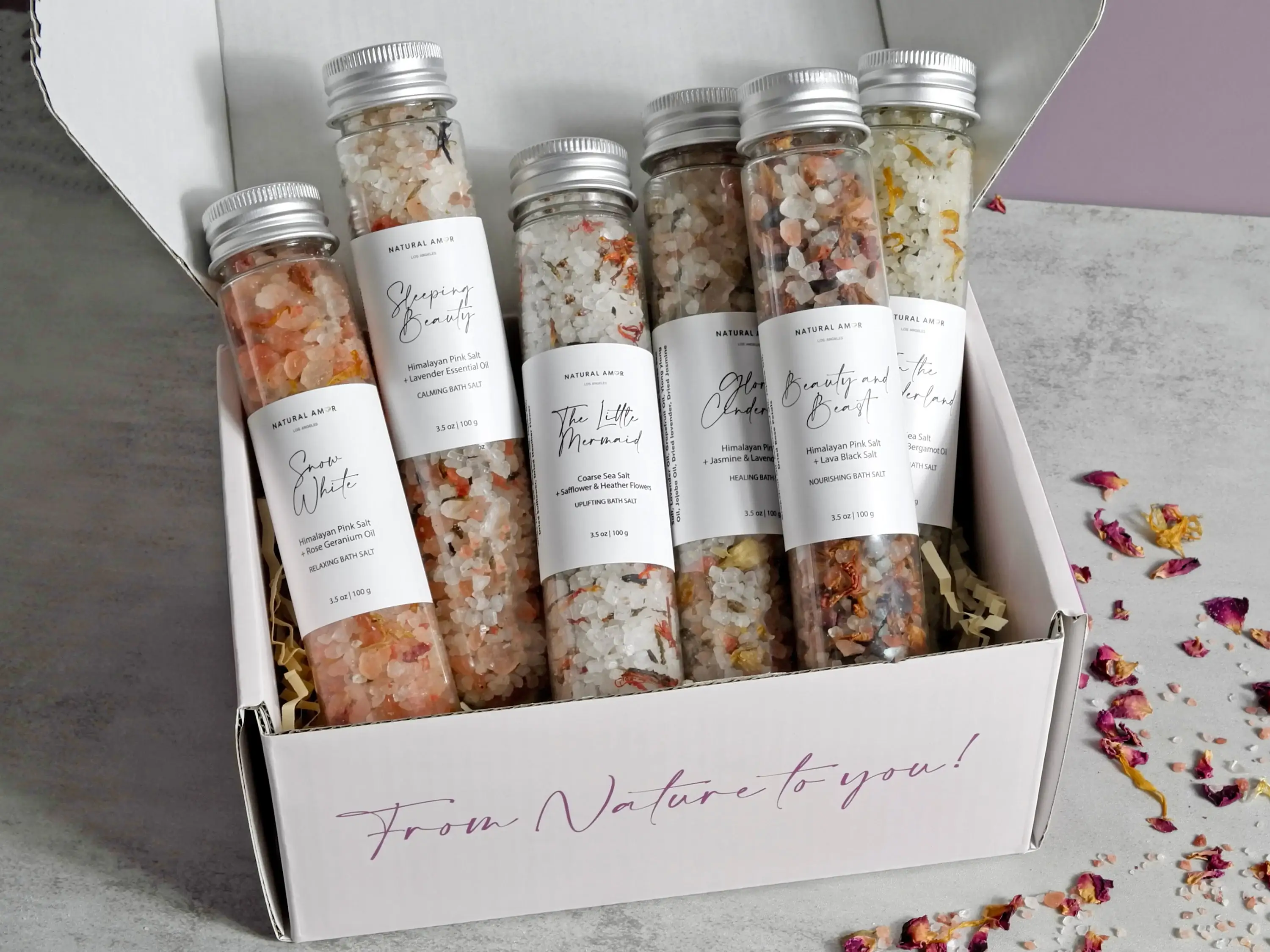 Natural Amor LLC - Wholesale Bath & Body Set - Spa Bath Body Gift Set| Natural Skincare Gift Sets7