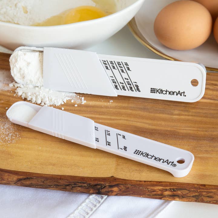 Fox Run Brands - Wholesale Measuring Spoon - KitchenArt Adjustable Measuring Spoon Set, 2-Pieces