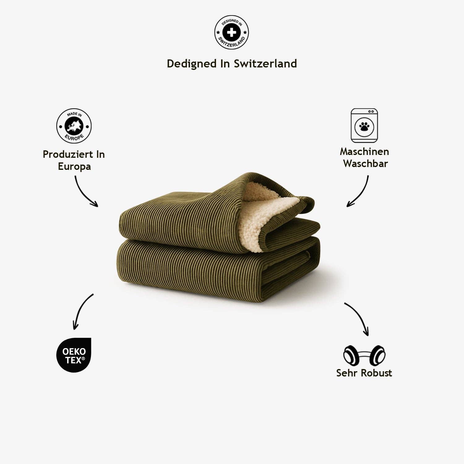 PET & Co. eine Marke von Variance GmbH - Wholesale Pet Bed - Dog - Abdeckung für Kingston – Cord DF Hundebett1