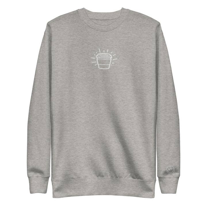 Coffee Dude - Wholesale Graphic Sweatshirt - Unisex - Coffee Kid Crewneck6