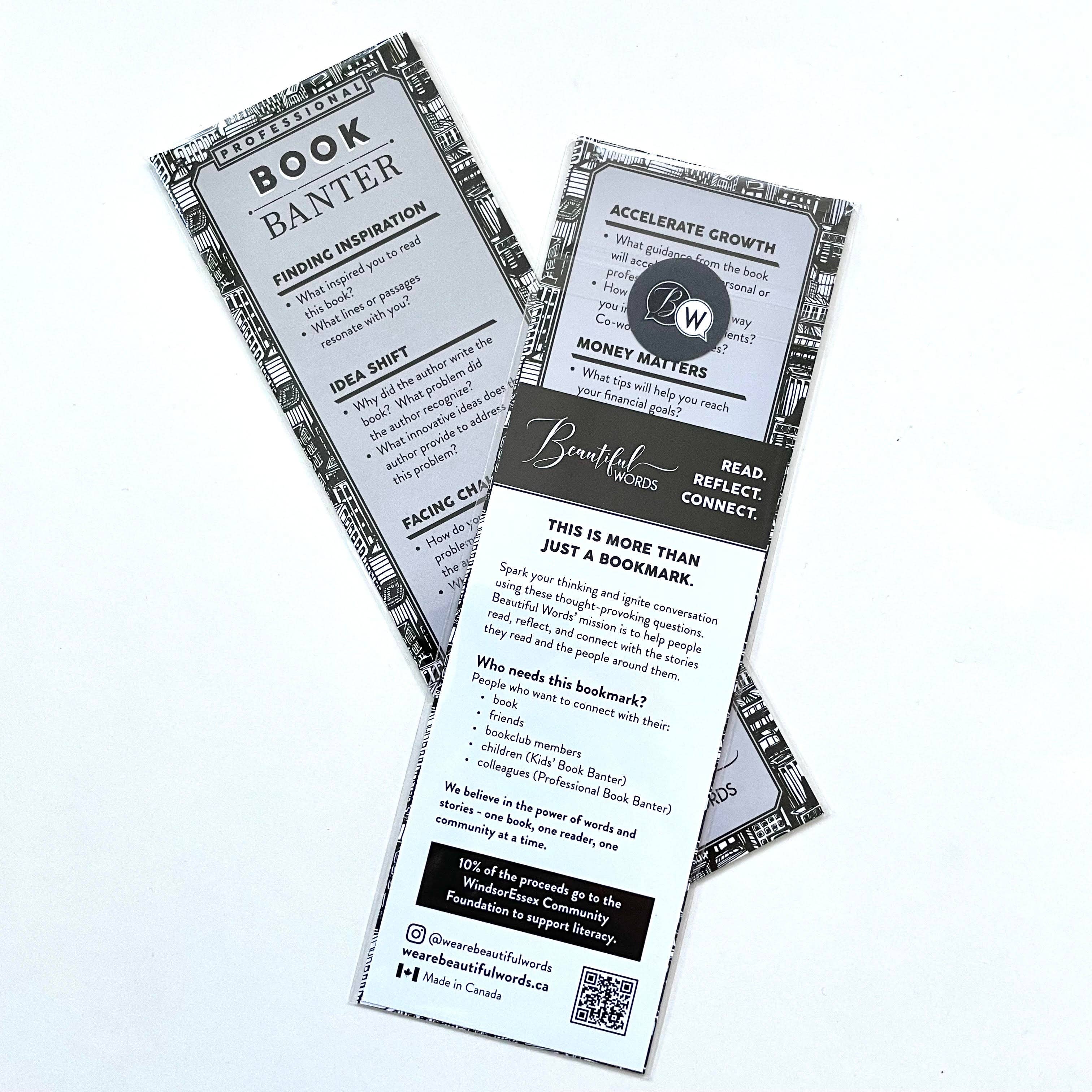 Beautiful Words - Wholesale Bookmark - Professional Book Banter2