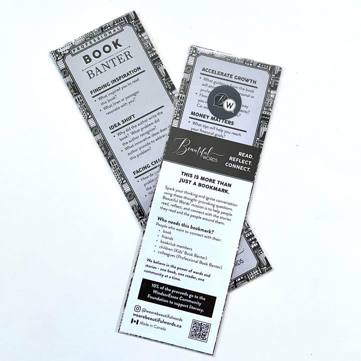 Beautiful Words - Wholesale Bookmark - Professional Book Banter2