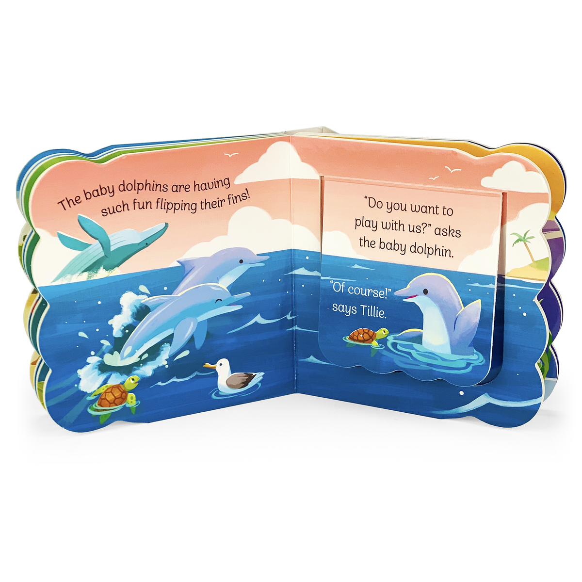 Cottage Door Press - Wholesale Baby & Toddler Book (0-2) - Babies in the Ocean Lift-a-Flap Board Book2