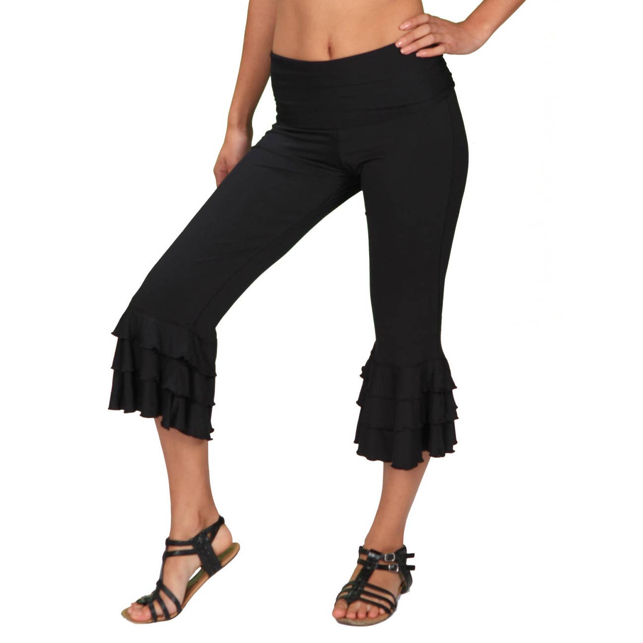 Paramita Designs - Wholesale Pants - Women's - Darlene Ruffle Pants0