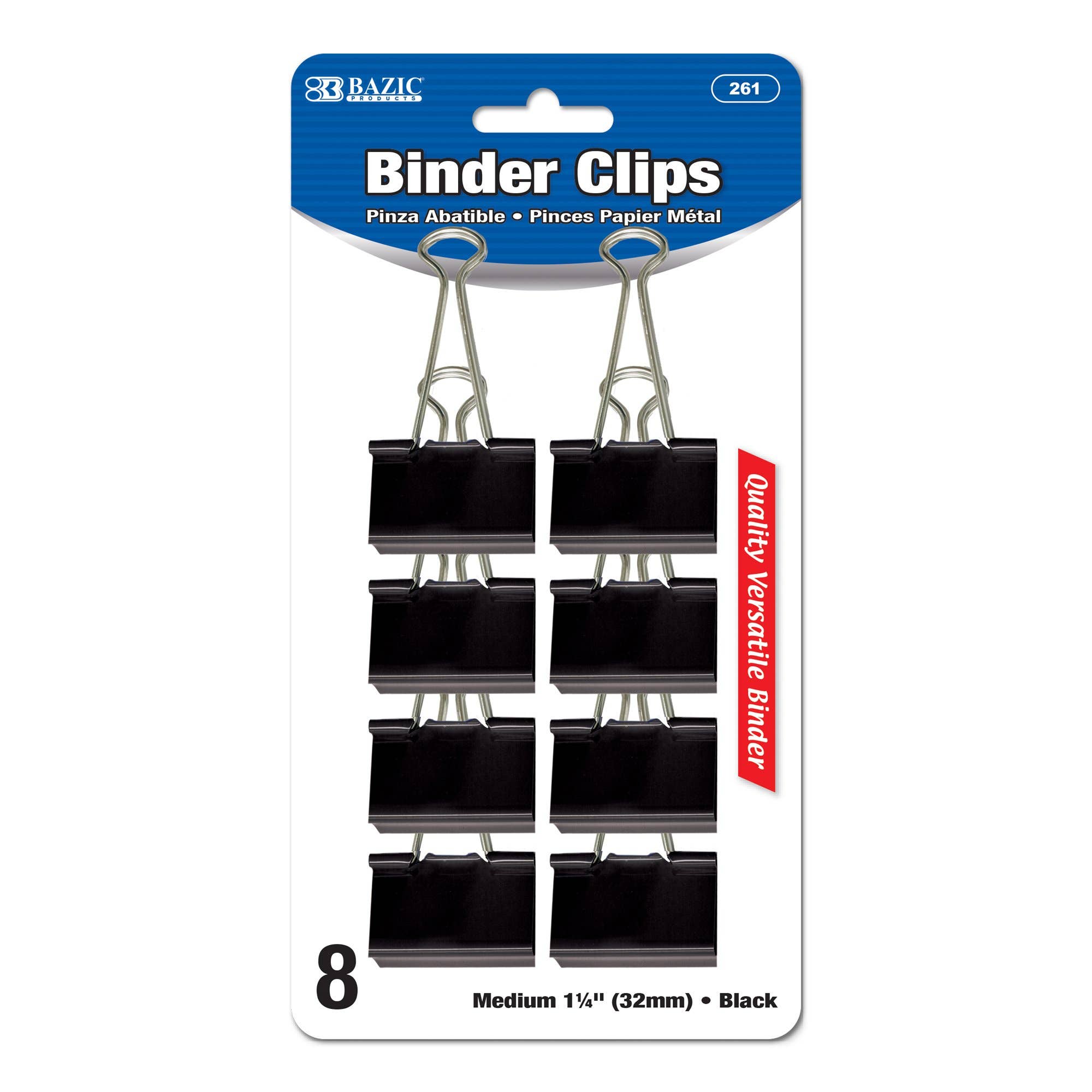 Luna Office Supply -  Everyday Essential – wholesale Binder clip – Black Binder Clip6
