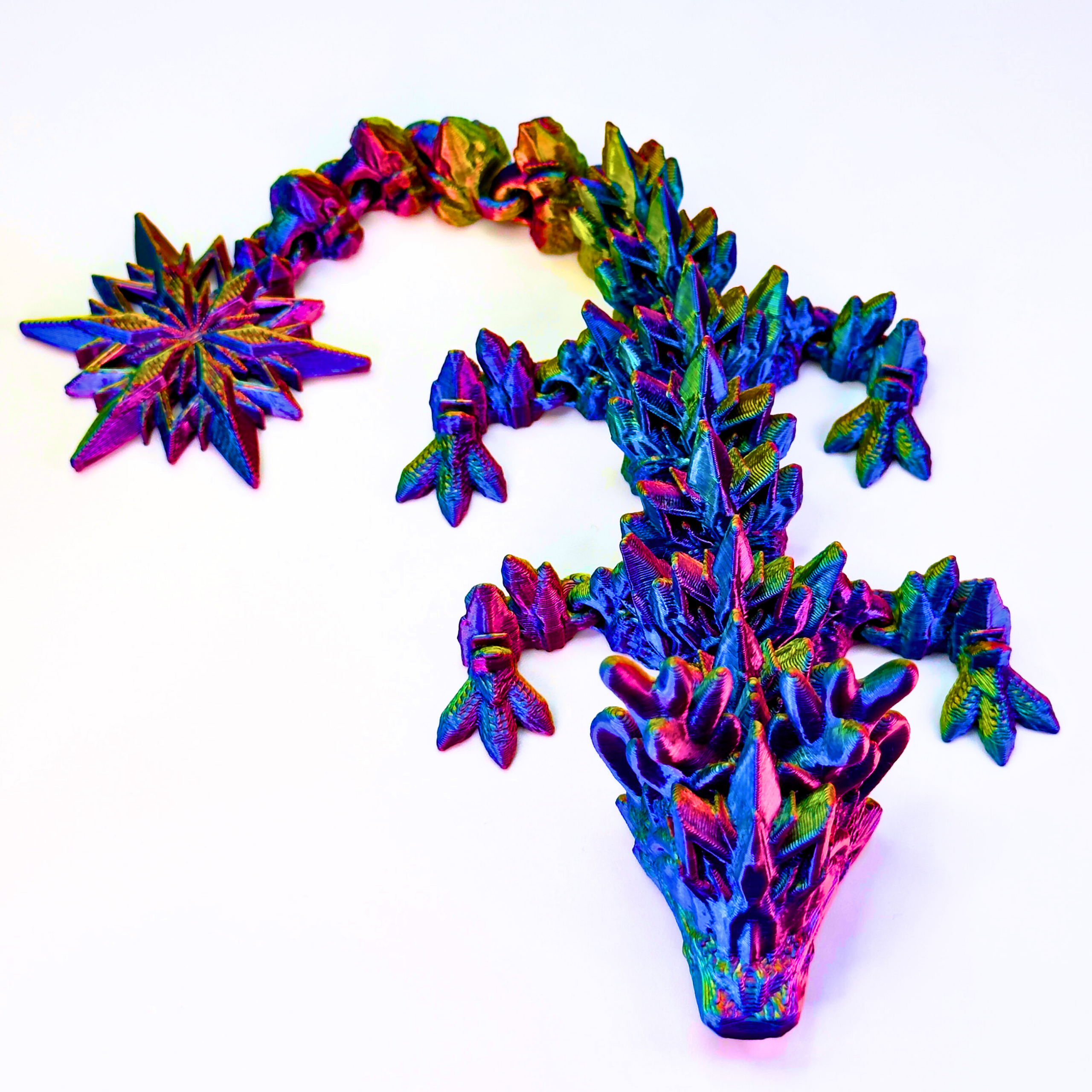 Dragon Fidgets - Wholesale Fidgetspeelgoed - Kinderen - 9" Rendier Sneeuwvlok Winter Draak Fidget Speelgoed4