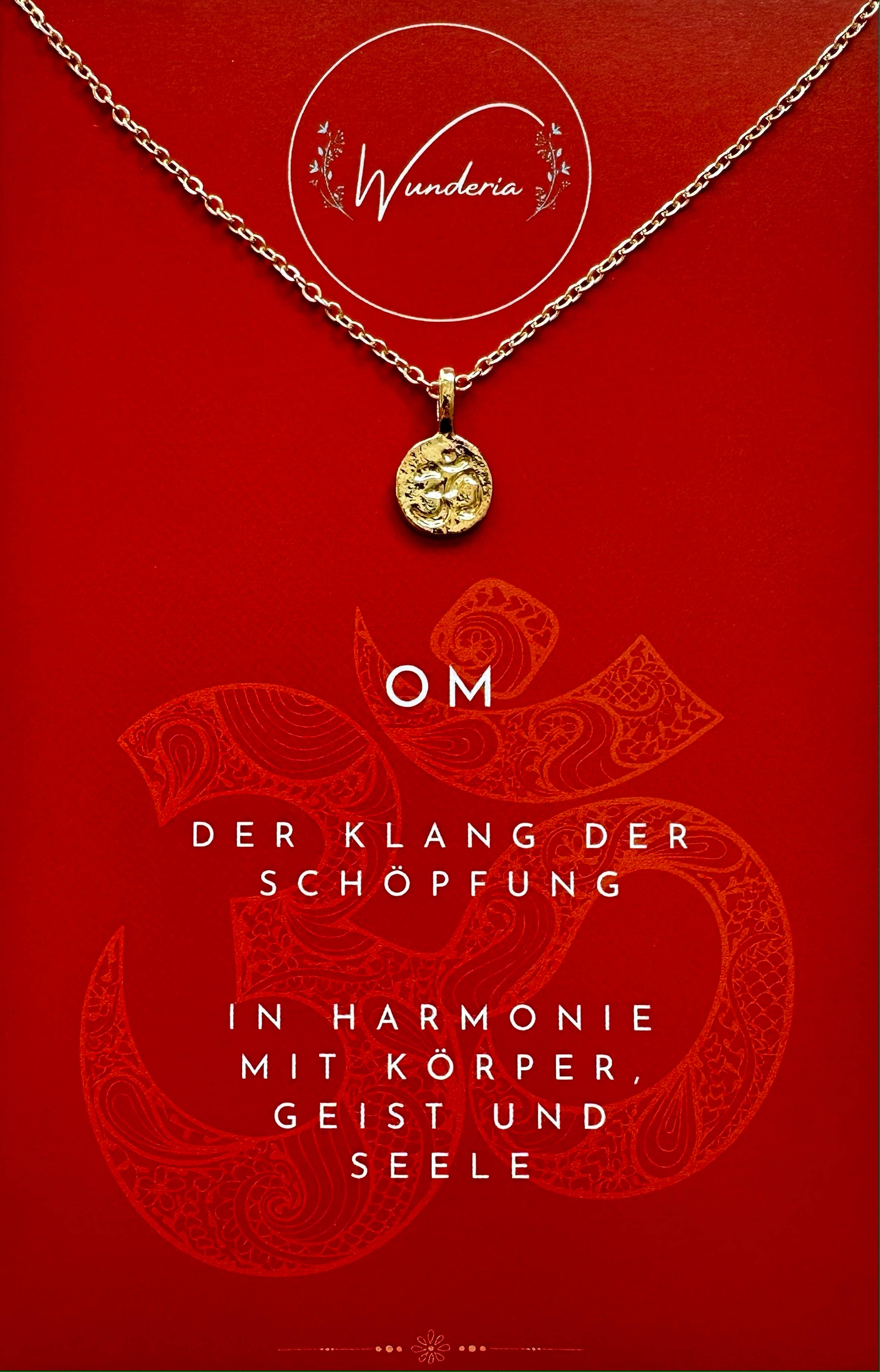 Wunderia - Wholesale Pendant/Charm Necklace - Om Mantra Yoga Fashion Jewelry Necklace