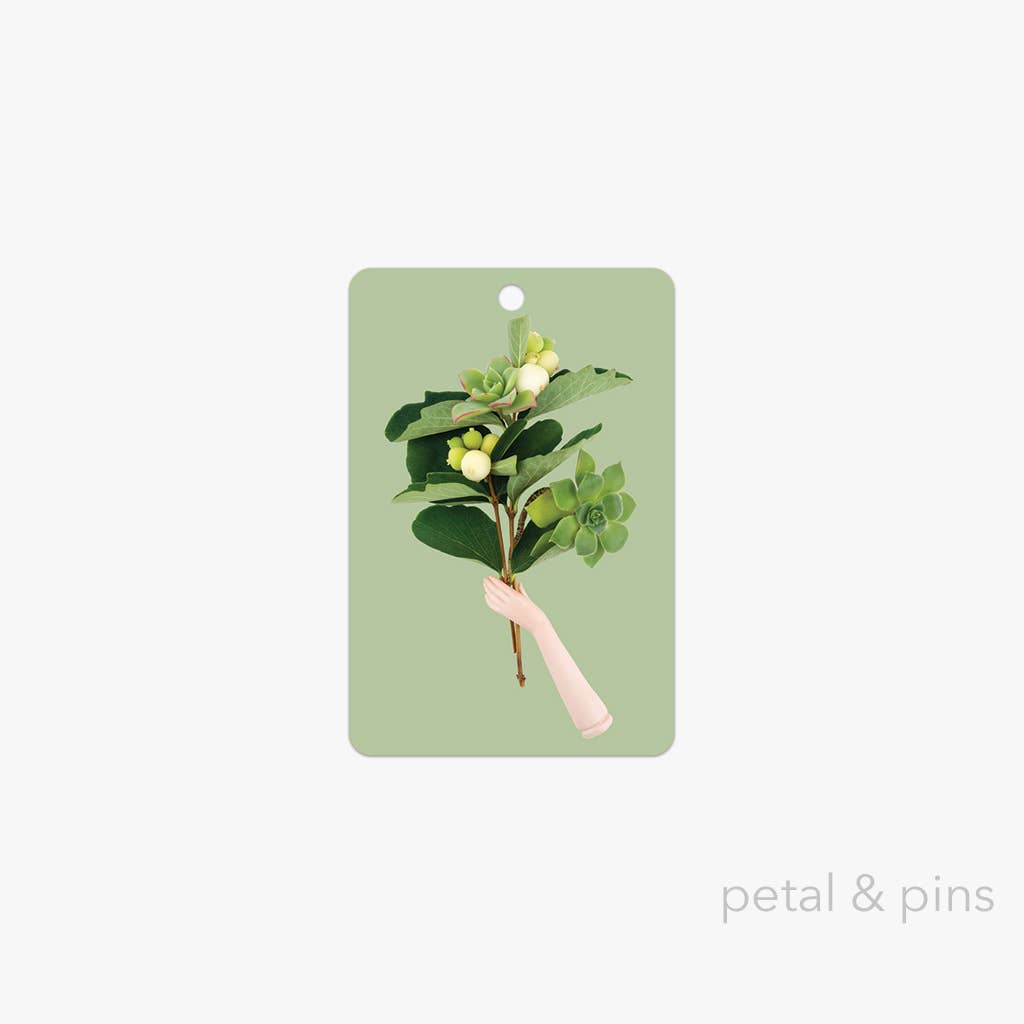 petal & pins - Wholesale Gift tag - Foraged Bunch - Botanical Gift Tag0