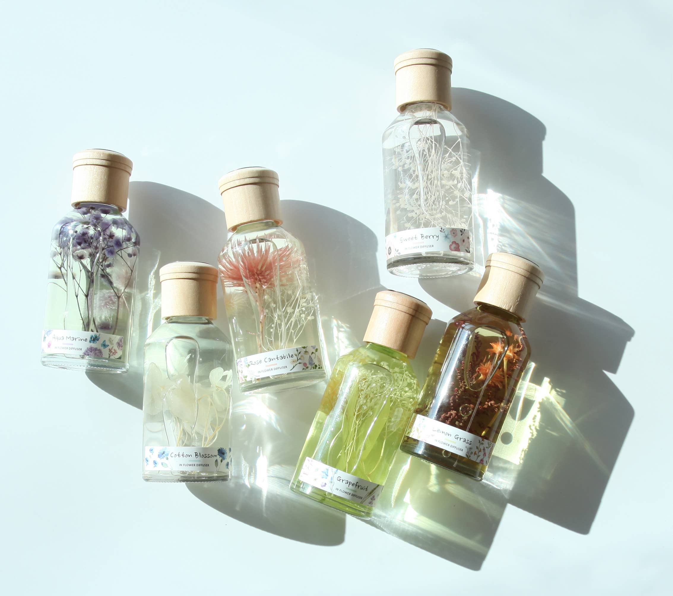 Every Reason – wholesale Doftpinnar – Emerci akvamarin stämningslampa Reed diffusor 5,4 Oz (160 Ml)8