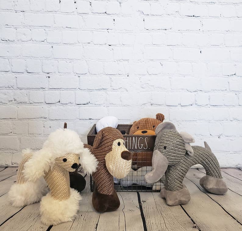 Lily Anne Boutique - Wholesale Pet Plush Toy - Dog - Woven Sheep Dog Toy1