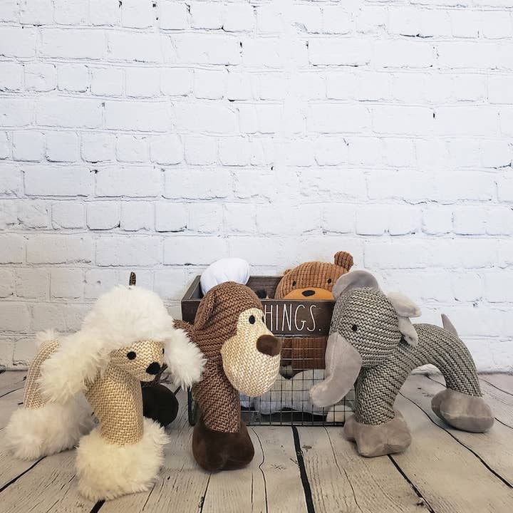 Lily Anne Boutique - Wholesale Pet Plush Toy - Dog - Woven Sheep Dog Toy1