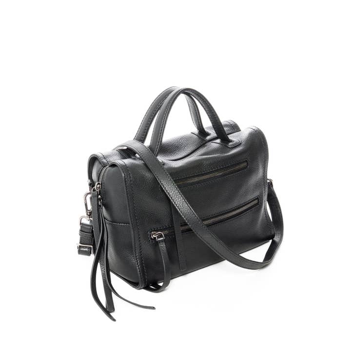 Carla Mancini - Wholesale Top Handle Bag - Women's - BRINKLEY Black