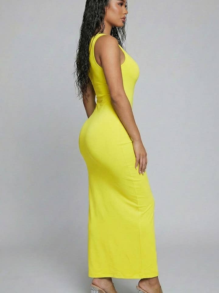 CAPELLA APPAREL – wholesale Klänning - Dam – Ärmlös maxiklänning i basstil26