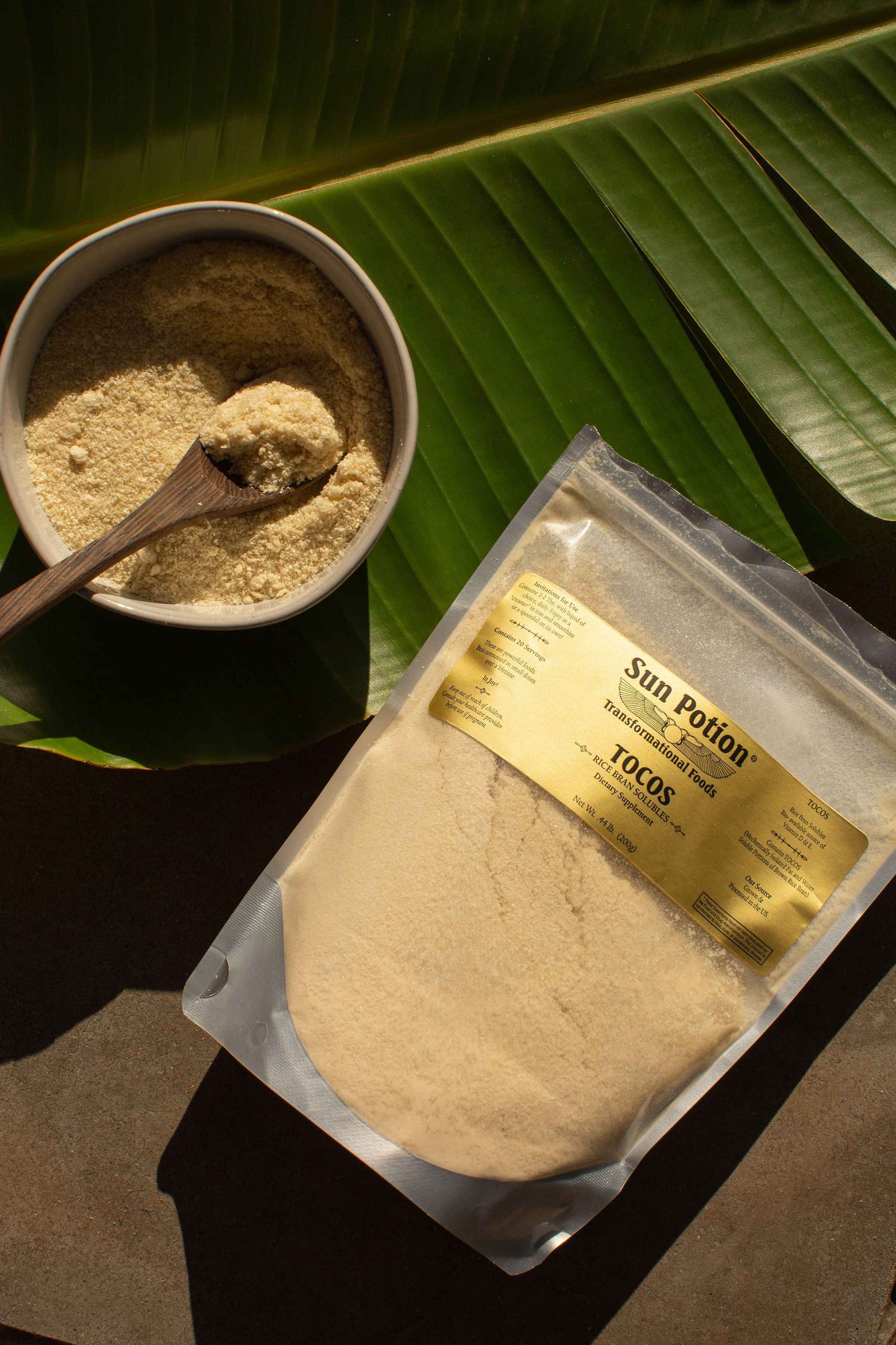 Sun Potion - Wholesale Proteïne/superfoodpoeder - TOCOS (Rijstzemelen Oplosbare Stoffen) 400G1