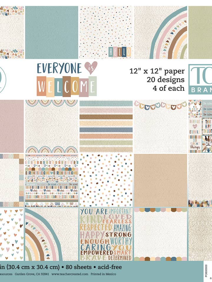 Jeder ist willkommen Project Paper für den Großhandel von Teacher Created Resources