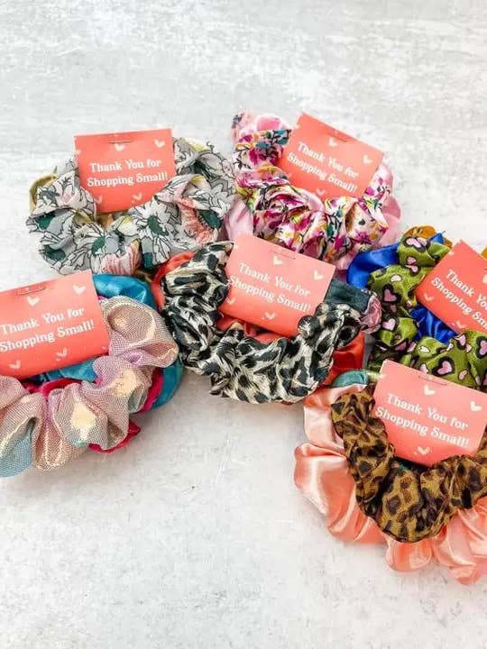 'Thank you' Hair Scrunchies for wholesale by Prep Obsessed Wholesale