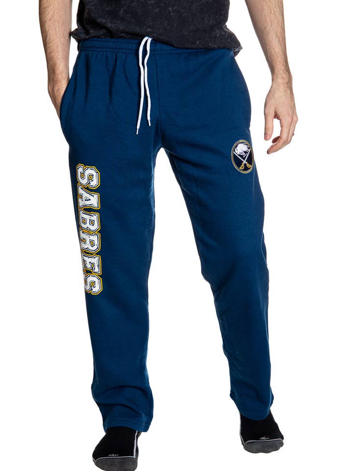 Pantalon de survêtement en molleton premium Buffalo Sabres pour la vente par Calhoun Sportswear