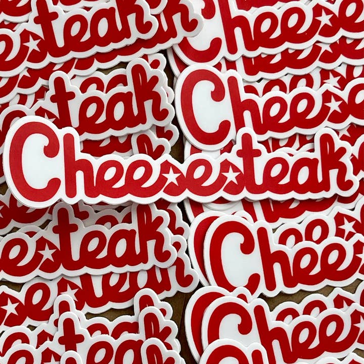 Cheesesteak Sticker for wholesale by Deli Fresh Threads