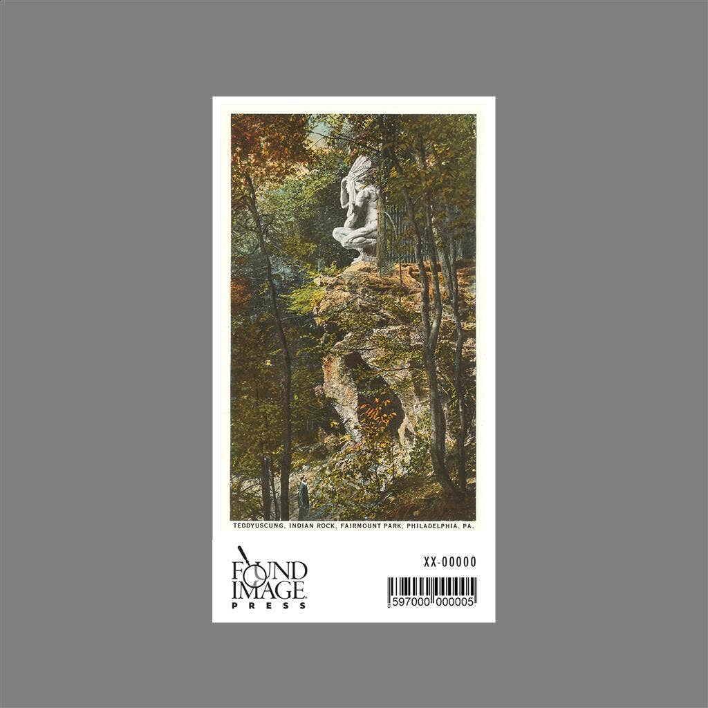 Found Image Press – wholesale Klistermärke – Klistermärke PA-280 Teddyuscung, Indian Rock, Philadelphia, Penns1