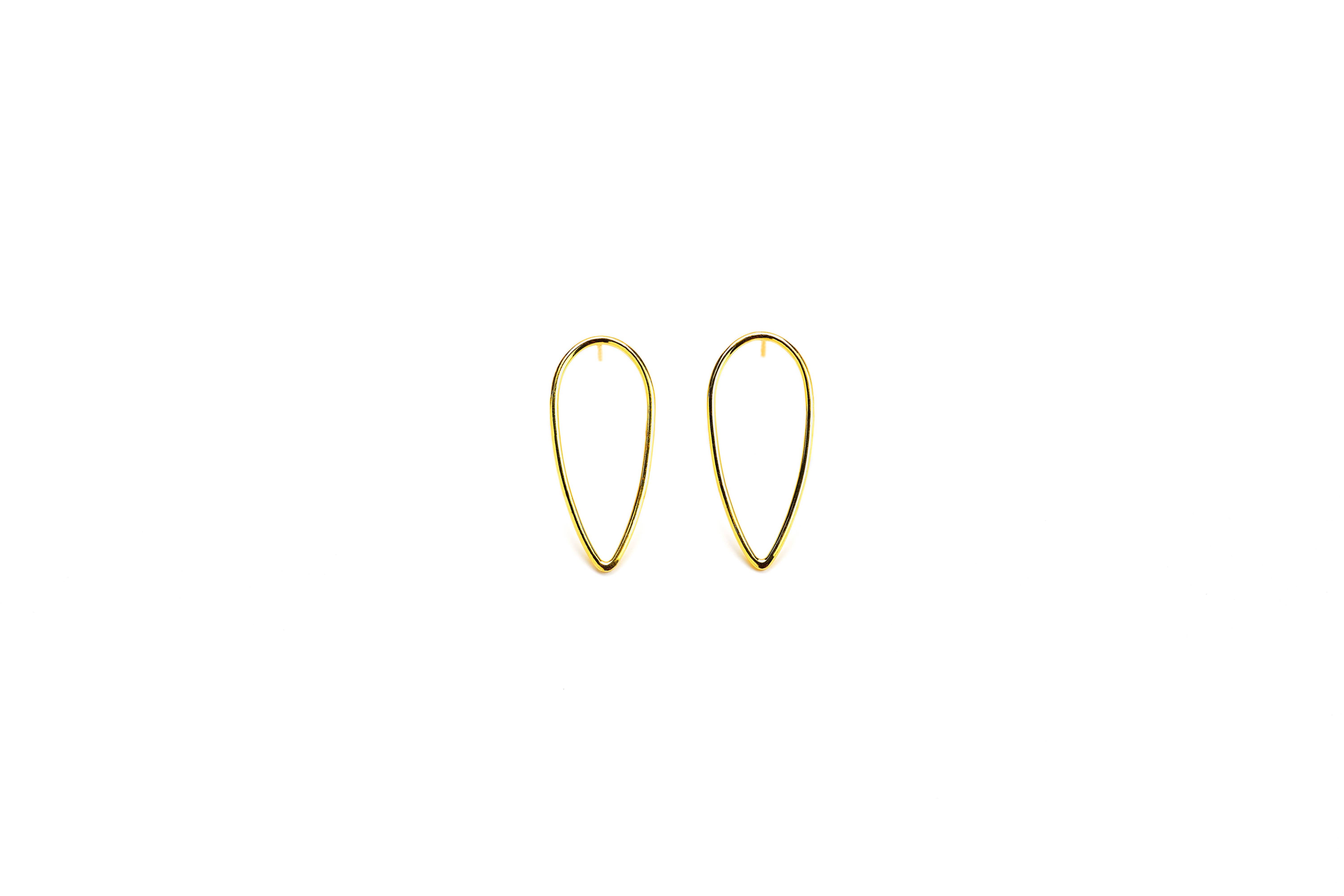 HYPATIA - Wholesale Hoop Earrings - Analema Marte Earrings (Gold)1