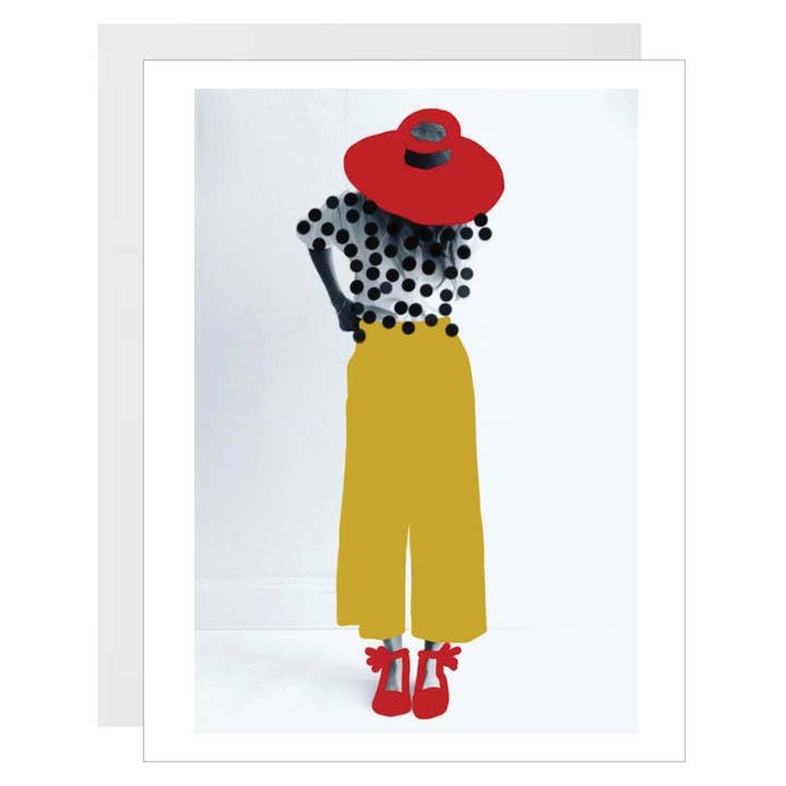 Fashion Girl / Cool Everyday Artist Encouragement Friendship for wholesale by Carla Cards