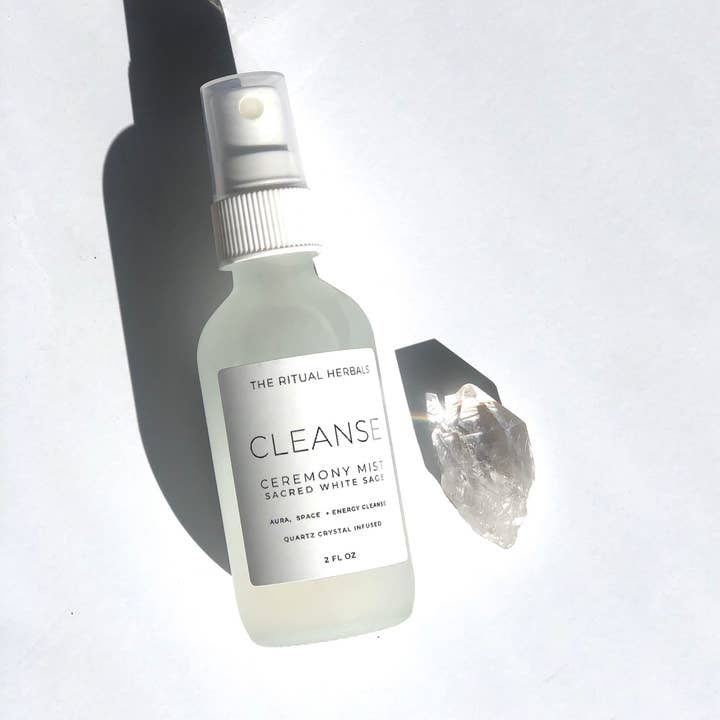 The Ritual Herbals - Venta al por mayor Sprays de aromas - Spray Limpiador de Salvia Blanca y Cuarzo para Aura5