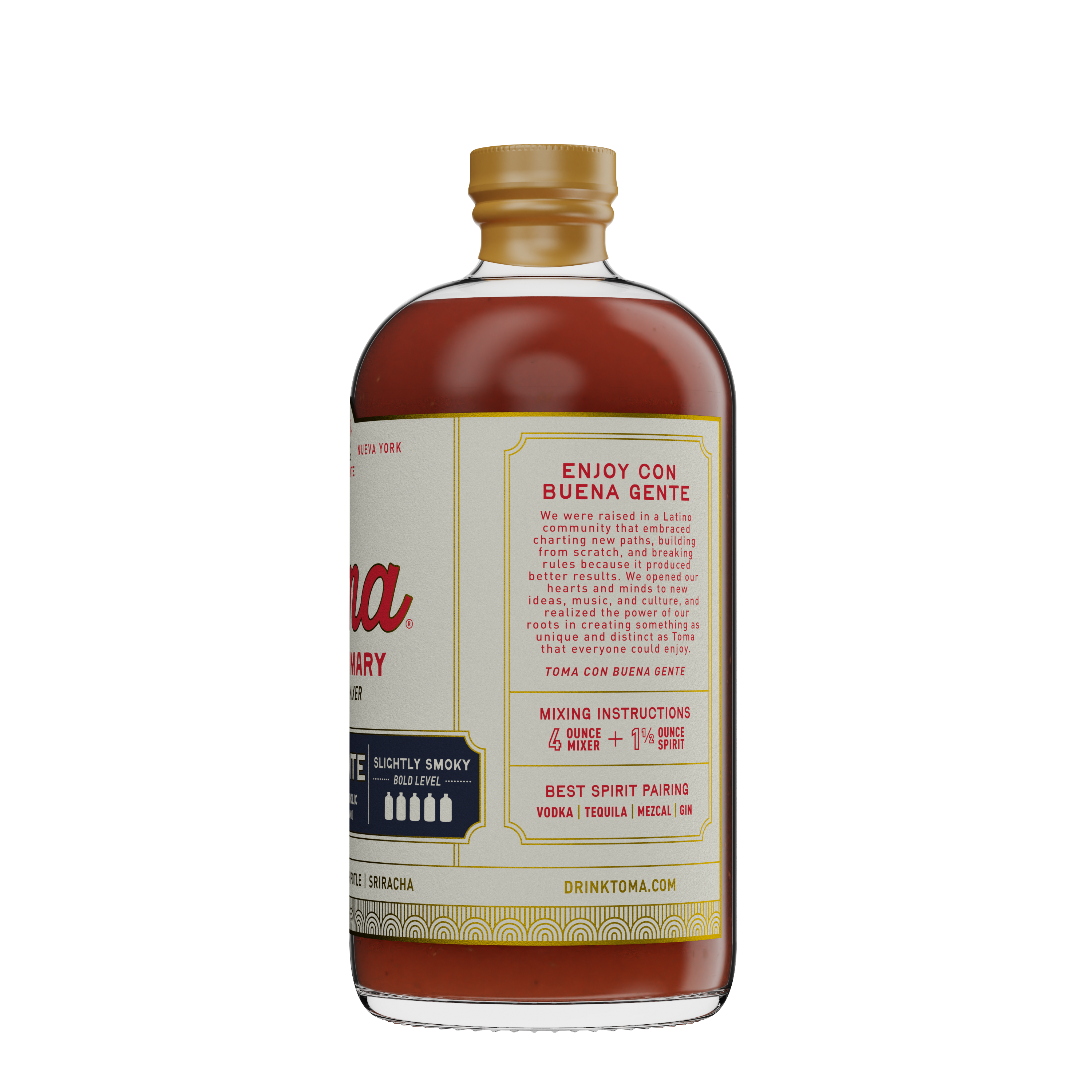 Toma Beverage Co - Wholesale Cocktail Mix/Syrup - Toma Bloody Mary Mixer - PICANTE 32oz8