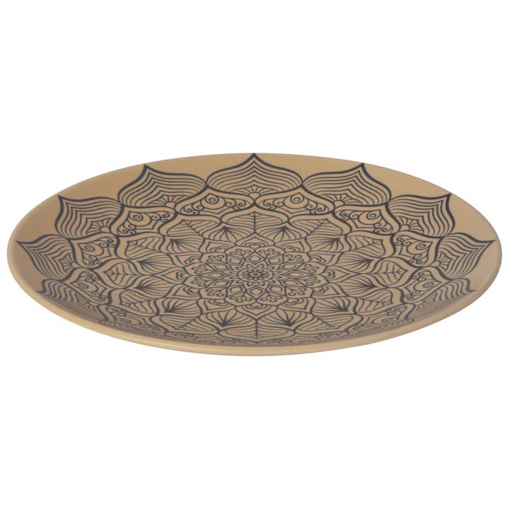 Danica Outlet Store - Wholesale Dinner Plate - Heirloom Mandala Stamped Plate 8.5 Inch