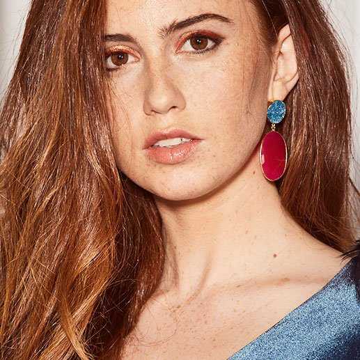 ACUS – Engroshandel Hængeøreringe og creoløreringe – Toulouse Øreringe Brun og Cremehvid2