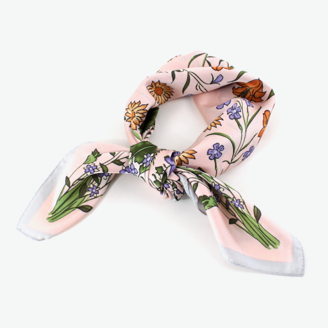Pretty Persuasions - Wholesale Scarf - Women's - S25095 Floral Square Scarf (28"x28")15